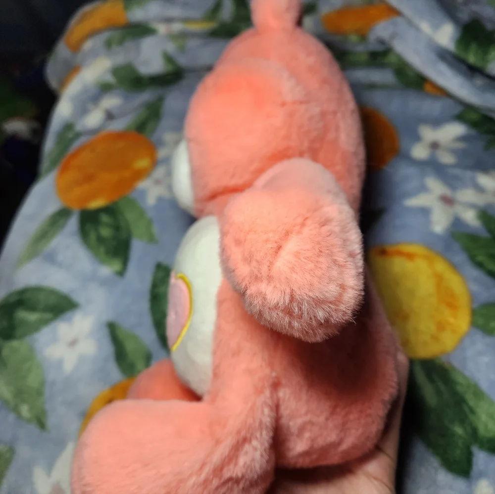 Care Bears Love-a-lot Bear Plush Toy Bright Pink Heart Tummy 10" - Picture 13 of 14